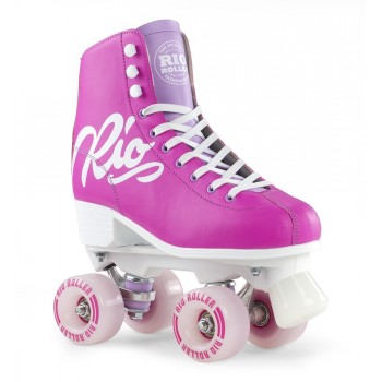 Rio Roller Script Quad Roller Skates - Pink