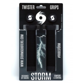 Storm Twister Scooter Grips - Black