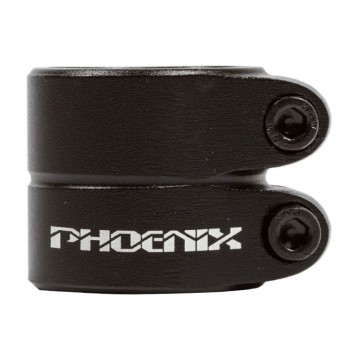 Phoenix Smooth Double Scooter Clamp - Black