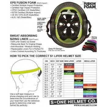 S One Lifer Helmet Rainbow Swirl