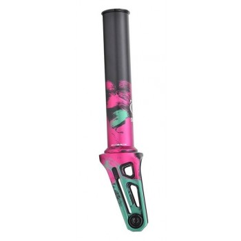 Oath Shadow SCS/HIC Scooter Fork - Green/Pink/Black