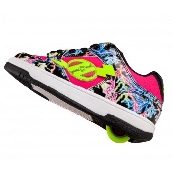 Heelys Cosmical (HE100973)- Black/Hot Pink/Neon Yellow	