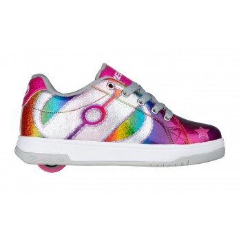 Heelys Split Stars(HE101020) - Rainbow/Silver/Hot Pink
