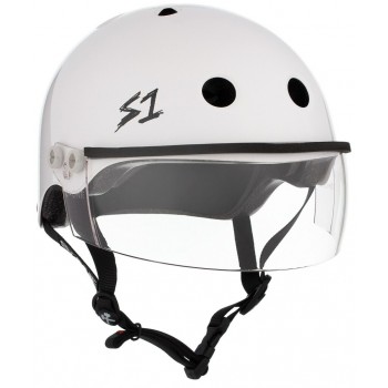 S1 Lifer Multi Impact Visor Helmet – White Gloss