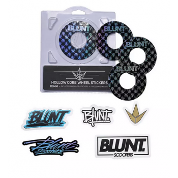 Blunt Hollowcore 110mm Stunt Scooter Wheel Stickers - Repeat