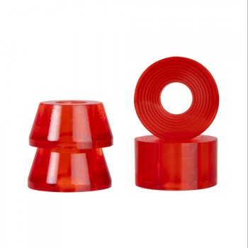 Rookie Bushings 79a Conical & Barrel x2 - Clear Red	