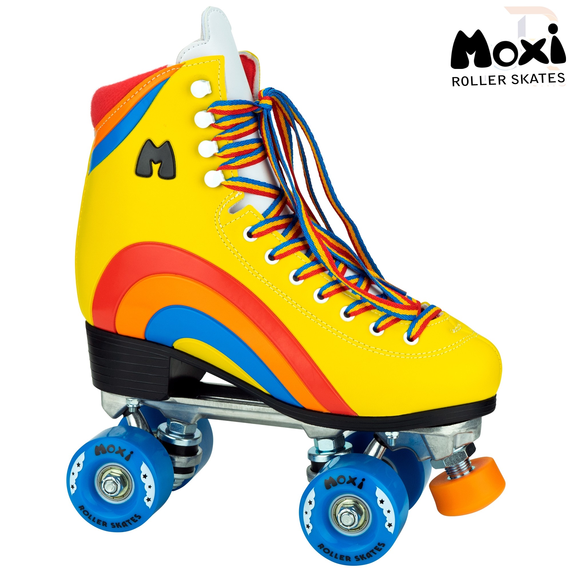 Moxi Rainbow Roller Skates Sunset Yellow GoSk8