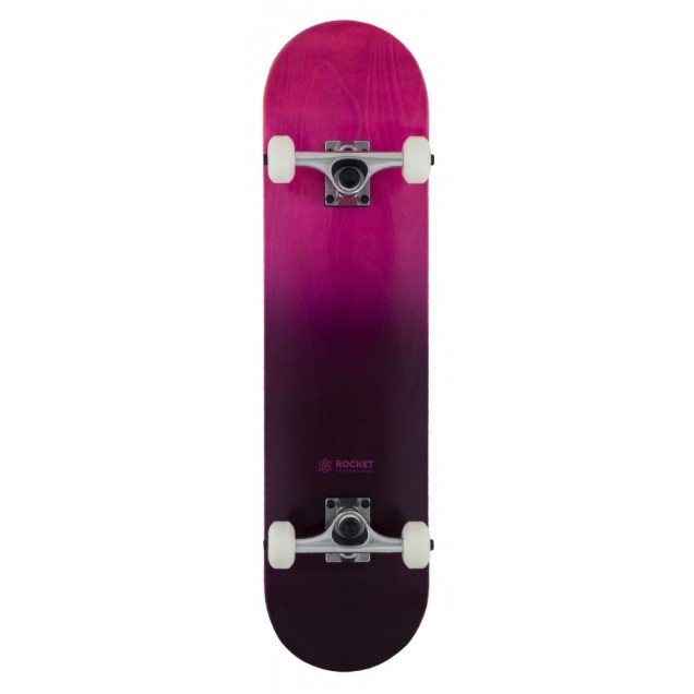 Rocket Double Dipped Complete Skateboard - Purple 7.75