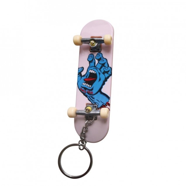 Santa Cruz Screaming Hand Complete Skateboard - White/Blue 7.75