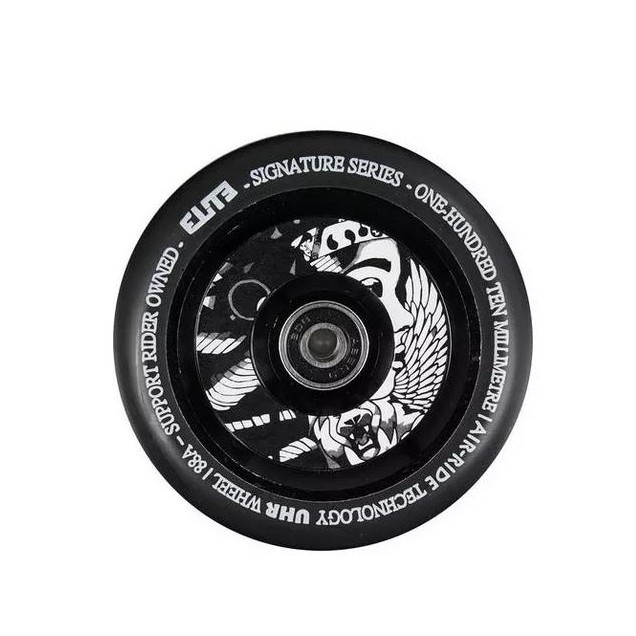 Elite X Supreme Air Ride Scooter Wheels 110mm (Pair) - Black/Supreme