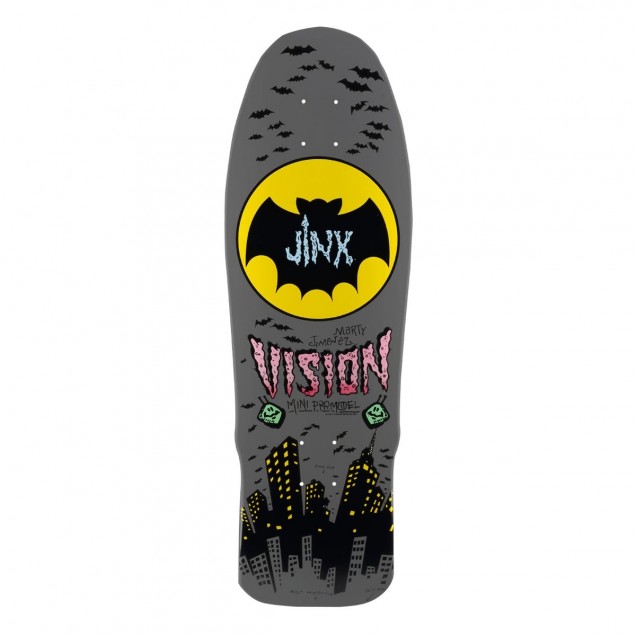 Vision Jinx Mini Skateboard Deck Grey - 9.5