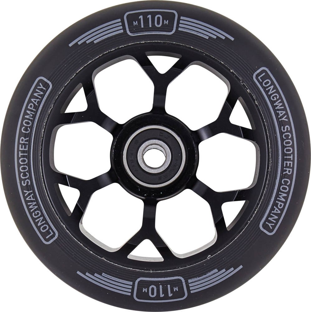 Longway Precinct 110mm Pro Scooter Wheels - Black 