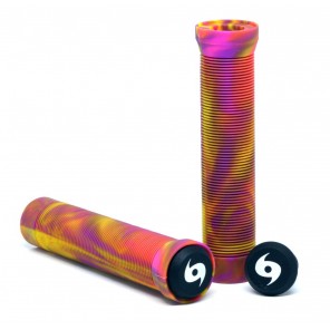 Storm Twister Scooter Grips - Pink/Yellow/Purple