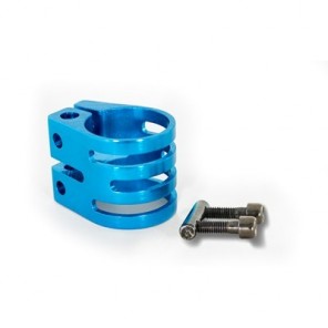 Slamm Oversized Double Scooter Clamp - Blue
