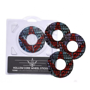 Blunt Hollowcore 110mm Stunt Scooter Wheel Stickers - Font