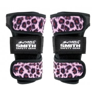 Smith Scabs Pro Wristguards - Leopard pink