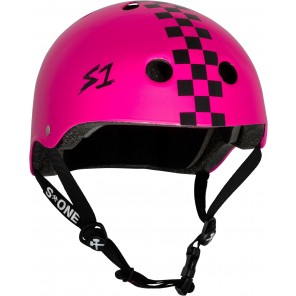 S One Lifer Helmet - Pink Gloss W / Checkers