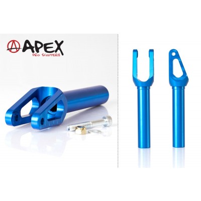 Apex Quantum Scooter Forks - Blue