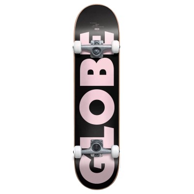 Globe G0 Fubar Black/Pink Skateboard - 8"