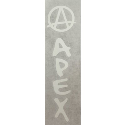 Apex Bar Sticker - White
