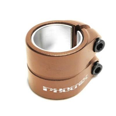 Phoenix Smooth Double Scooter Clamp - Bronze