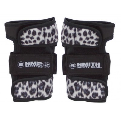 Smith Scabs Pro Wristguards - Leopard White