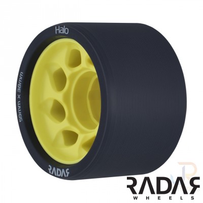 Radar Halo Derby Wheels - Charcoal/Teal 59mm 88A
