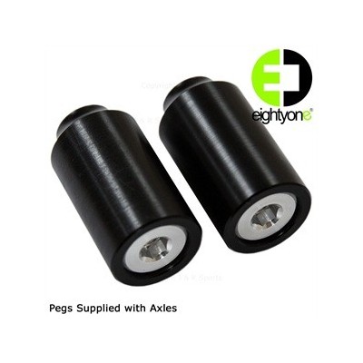 81 Customs Plastic Grind Pegs - Black