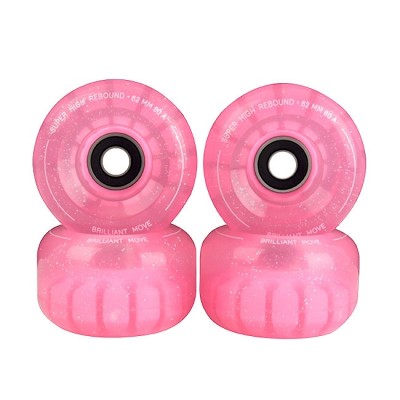 Luna Skates Wheels 80A (pk 4) - Pink