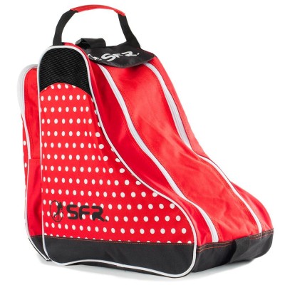 SFR Designer Ice & Skate Bag - Red Polka