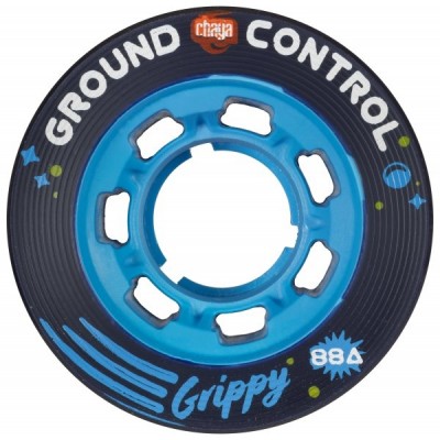 Chaya Ground Control Grippy Blue Roller Derby Wheels - 4-Pack