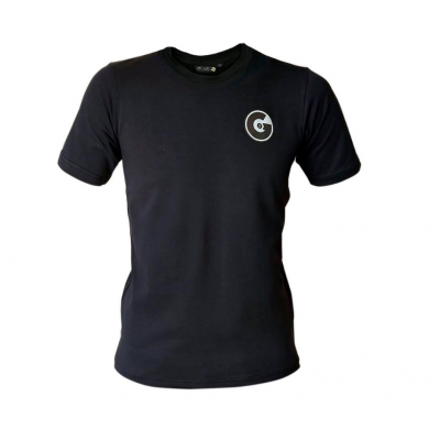 GoSk8 Black and White logo T-Shirt - Black