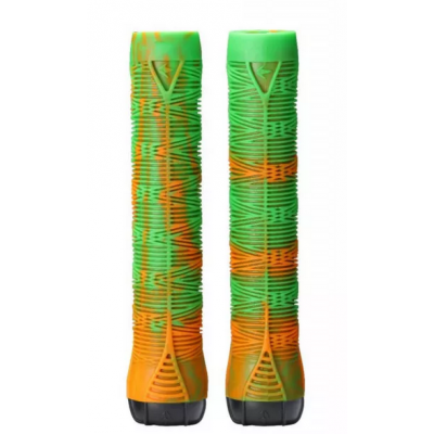 Blunt V2 Scooter Grips - Green/Orange