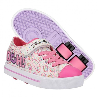 Heelys X Simpsons Snazzy (HES10418) - White/Pink/Lavender