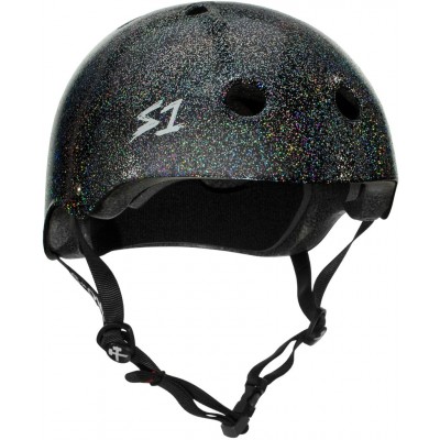 S One Lifer Helmet - Black Gloss Glitter