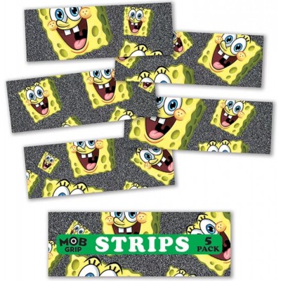 MOB Spongebob Squarepant Head Grip Strips (5 Pack)