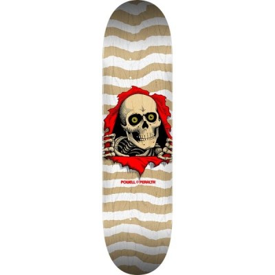 Powell PeraltaPowell Peralta Ripper Skateboard Deck 8" - White