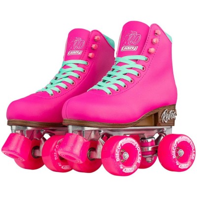 Crazy Skates Retro Adjustable Roller Skates - Pink