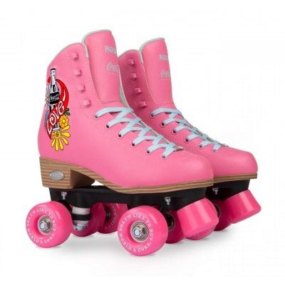 Rookie Coca-Cola Love Roller Skates - Pink