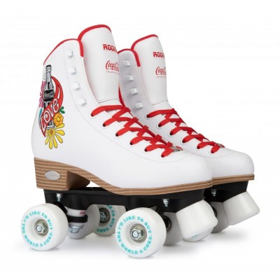 Rookie Coca-Cola Love Roller Skates - White