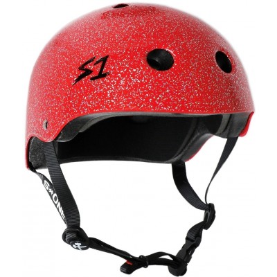 S One Lifer Helmet - Red Gloss Glitter