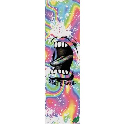 MOB Graphic Santa Cruz Big Mouth Splatter Skateboard Griptape