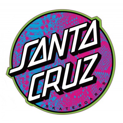 Santa Cruz Stickers Scales Dot Multi - 4"