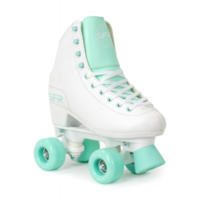 SFR Figure Quad Roller Skates - White/Green