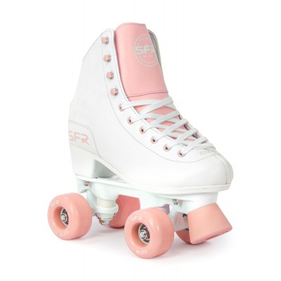 SFR Figure Quad Roller Skates - White/Pink