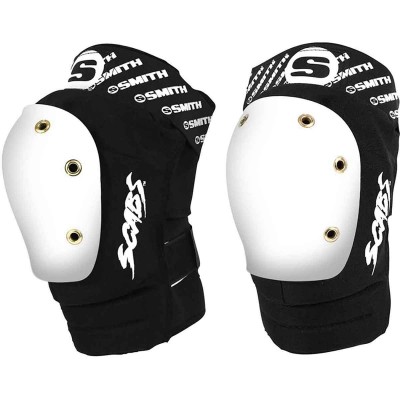 Smith Scabs Safety Gear Elite Knee Pads - Black/White