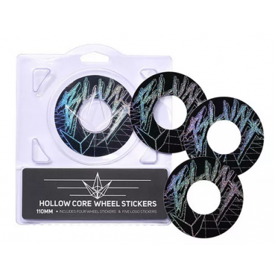Blunt Hollowcore 110mm Stunt Scooter Wheel Stickers - Classic