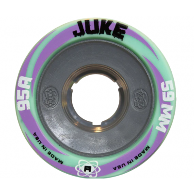 Atom Juke Nylon Roller Skate Wheels - 95A (Pack of 4)