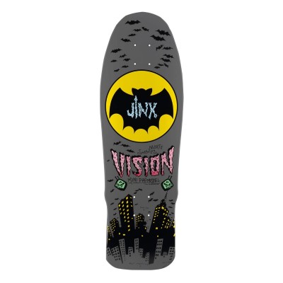 Vision Jinx Mini Skateboard Deck Grey - 9.5"