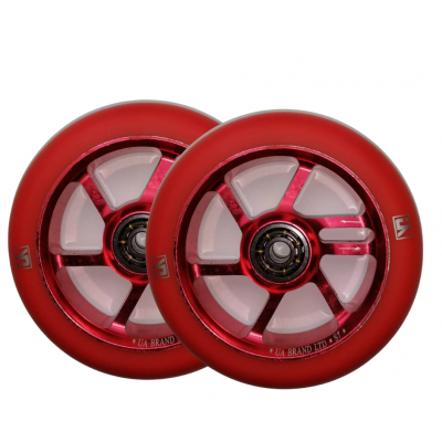 UrbanArtt S7 Scooter  Wheels 110mm - red/red